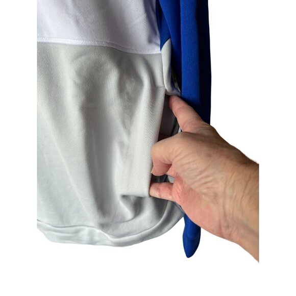 Under Armour Color Block Hoodie Women's Size Medium Blue White Gray New $70 - Picture 6 of 12